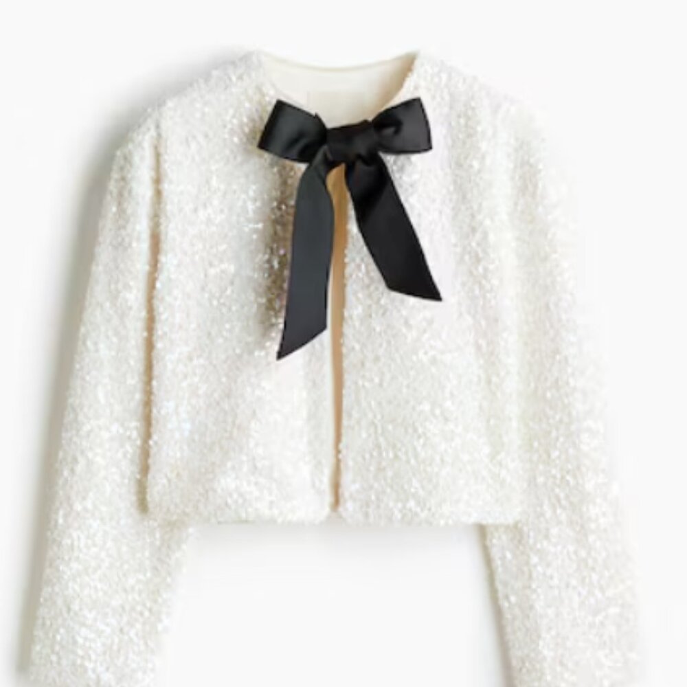 Ivory Sequin Jacket